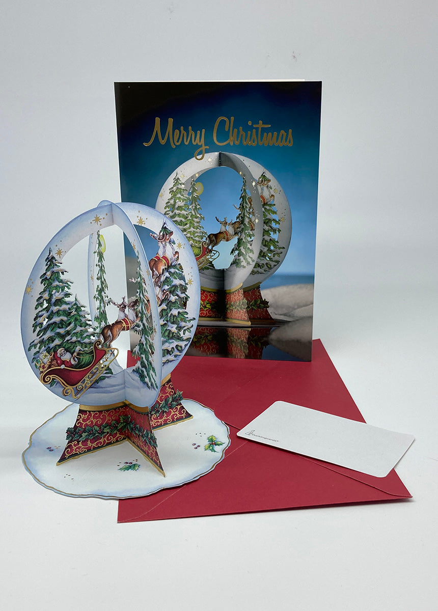 Ducklingcards 3D Greeting Cards - Snow Globe