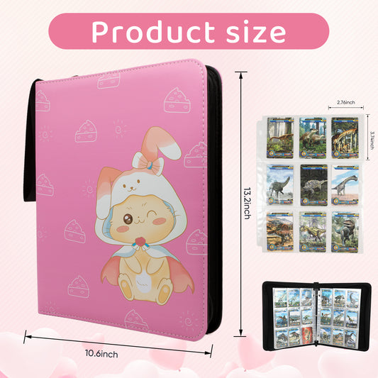 Card Binder for Trading Cards - Binder Holds up to 900 Game Cards