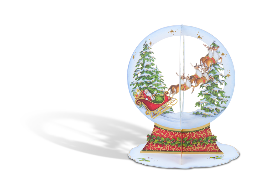 Ducklingcards 3D Greeting Cards - Snow Globe