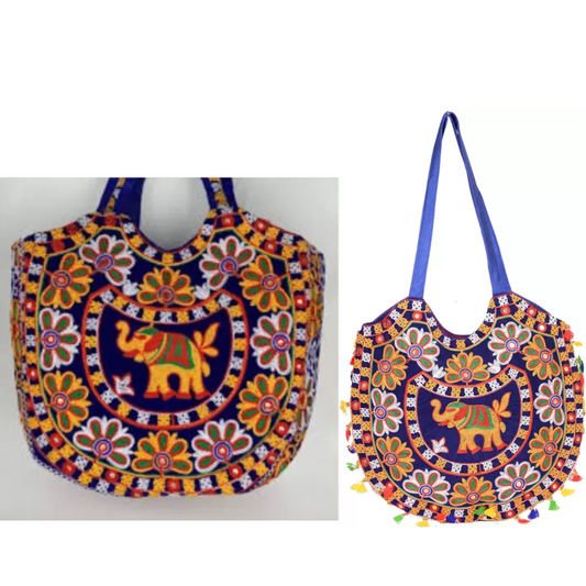 Handmade Rajasthani Hold-hand Bag  & Women Multicolor Shoulder Bag